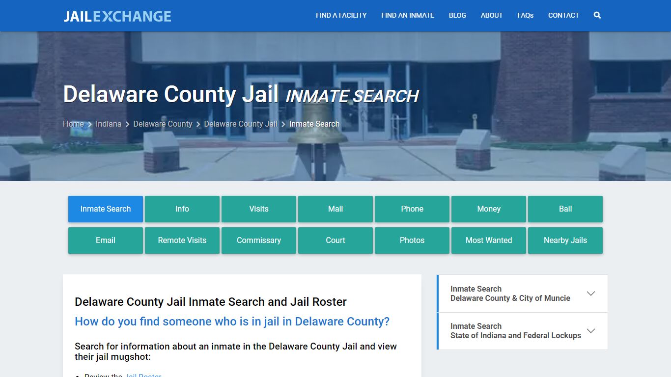 Delaware County Jail Inmate Search - Jail Exchange